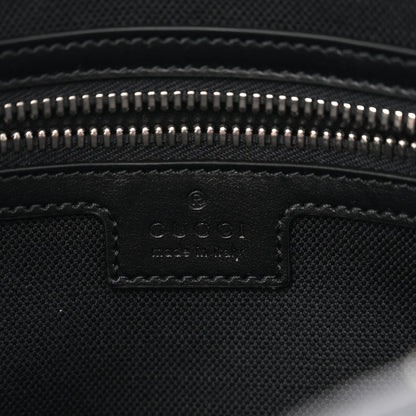 Soft GG Supreme Monogram Web Belt Bag Black Grey