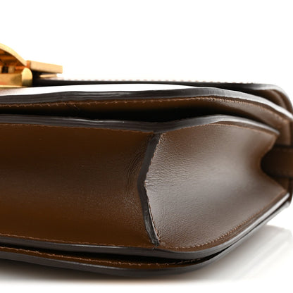 Box Calfskin Medium Classic Box Flap Bag Camel