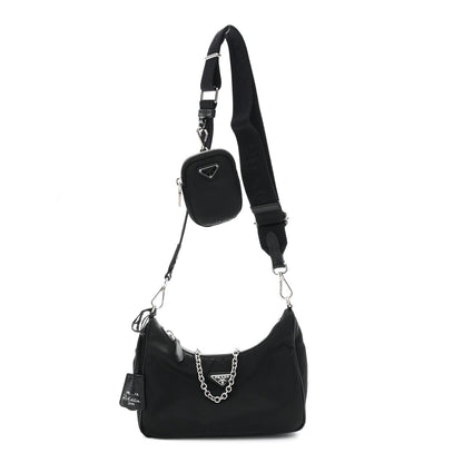 Nylon Re-Edition 2005 Shoulder Bag Black
