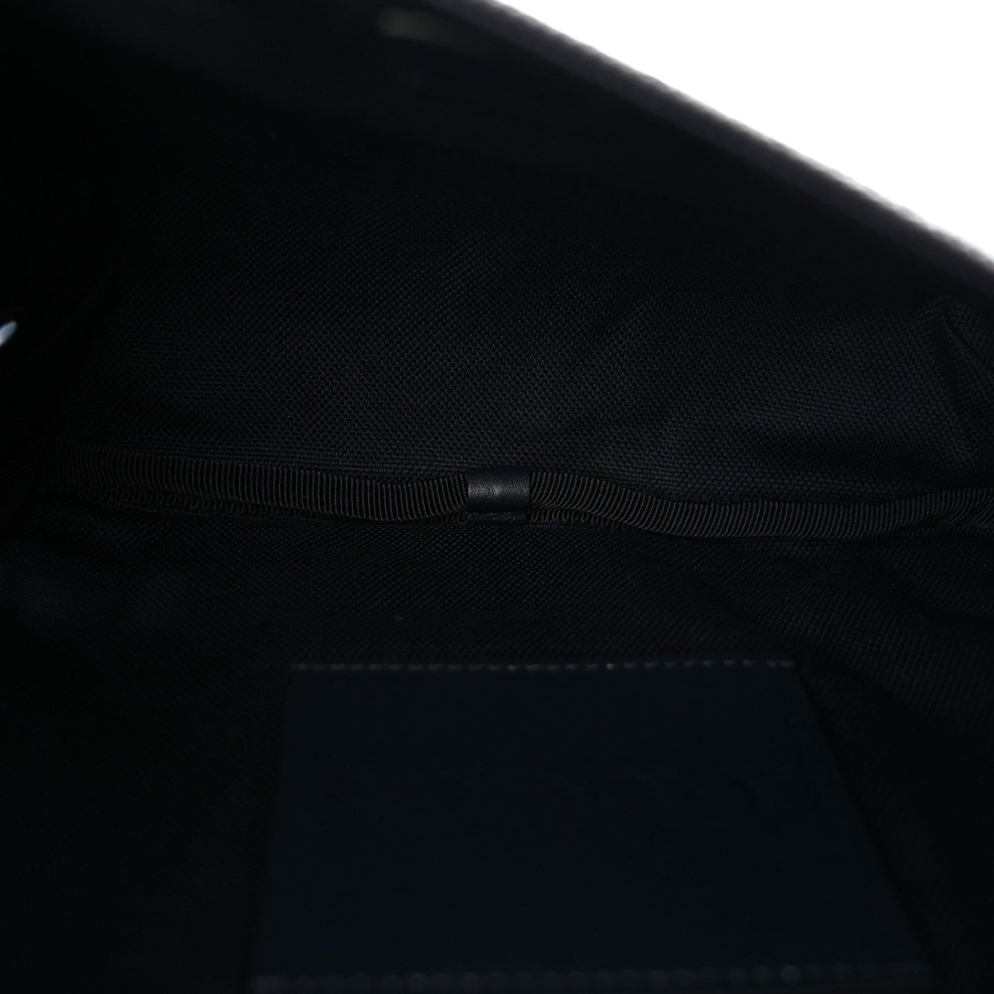 Denim Monogram Web Belt Bag Blue Multicolor
