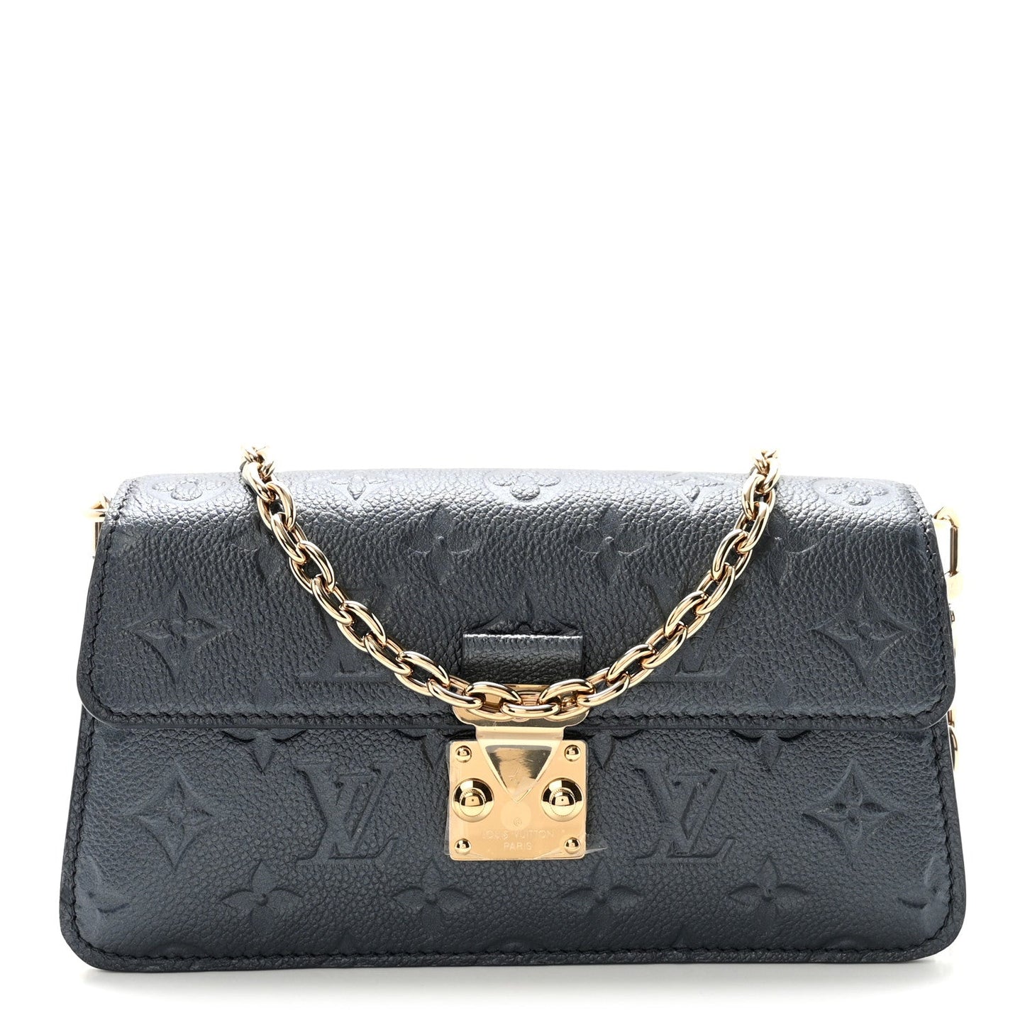 Metallic Empreinte Metis Wallet On Chain Navy Nacre