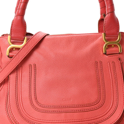 Calfskin Medium Marcie Satchel Paradise Pink