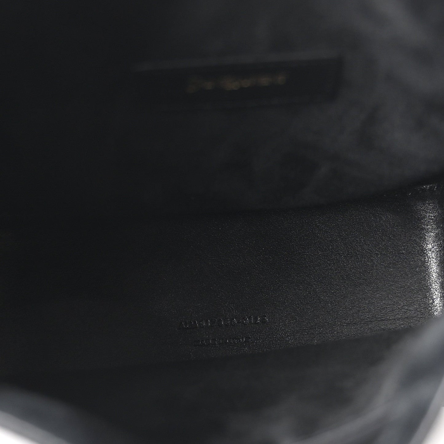 Calfskin Small Bucket Bag Black