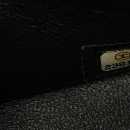 Sheepskin Chevron Quilted 2.55 Reissue 225 Double Flap So Black