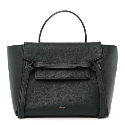 Grained Calfskin Micro Belt Bag Amazone