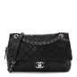 Caviar Quilted Jumbo Easy Flap Black