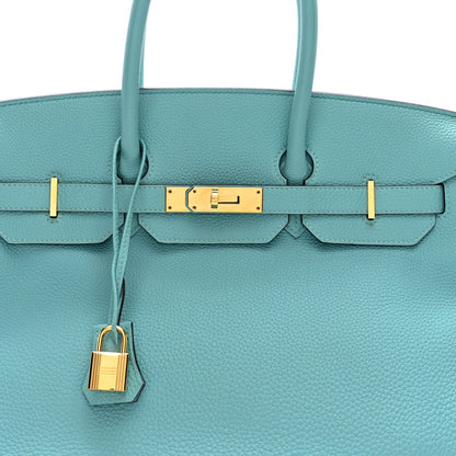 Togo BIRKIN 35 Bleu Atoll