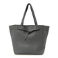Soft Grained Calfskin Small Belt Cabas Phantom Grey