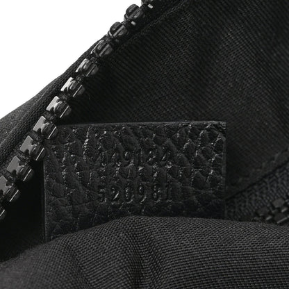 Nylon Monogram Small Flat Messenger Bag Black