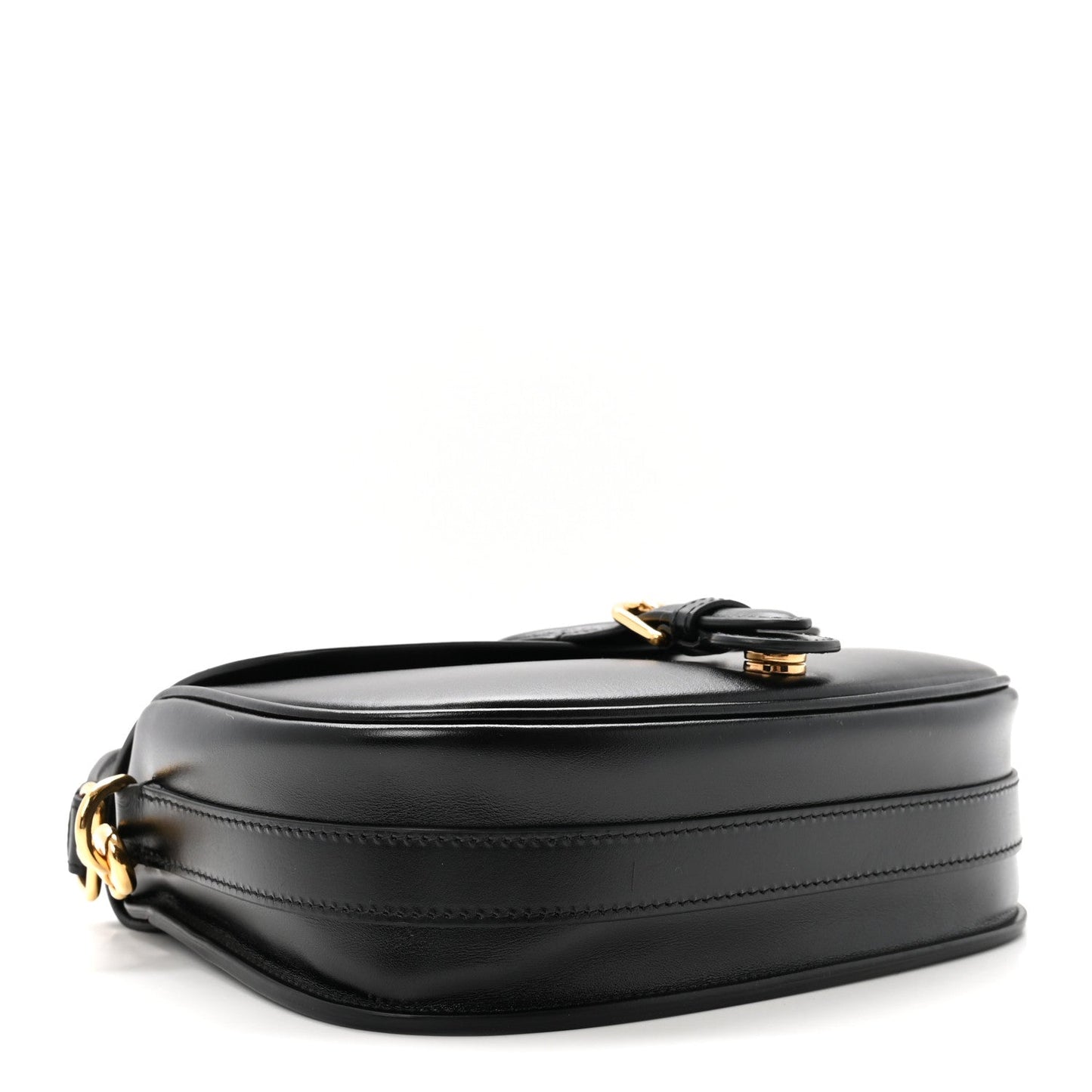 Box Calfskin Medium Bobby Flap Black