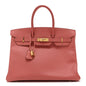 Epsom Birkin 35 Flamingo
