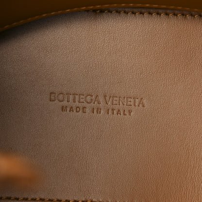 Suede Intrecciato Small Andiamo Shoulder Bag Amber
