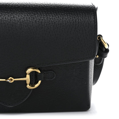 Calfskin Horsebit 1955 Shoulder Bag Black