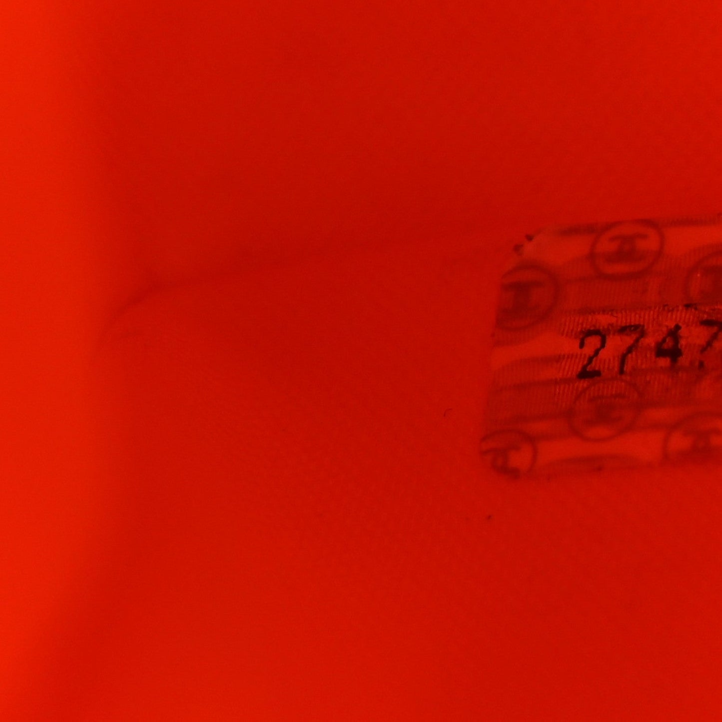 Quilted Camera Case Orange