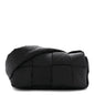 Nylon Intrecciato Padded Tech Cassette Bag Black