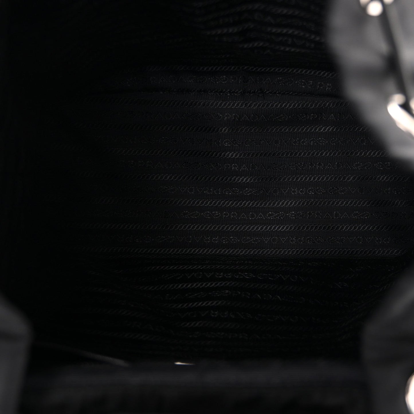 Tessuto Nylon Saffiano Vela Backpack Black