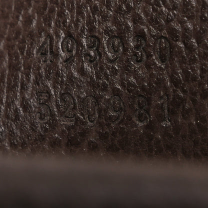 GG Supreme Monogram Neo Vintage Web Belt Bag Brown