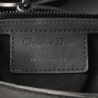 Ultra Matte Calfskin Saddle Bag Black