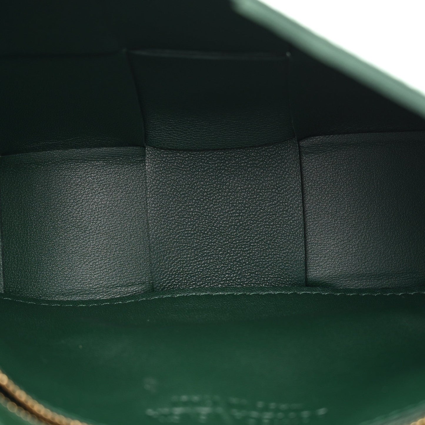 Lambskin Maxi Intrecciato Cassette Crossbody Bag Raintree