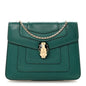 Calfskin Small Serpenti Forever Snake Strap Crossbody Bag Emerald Green