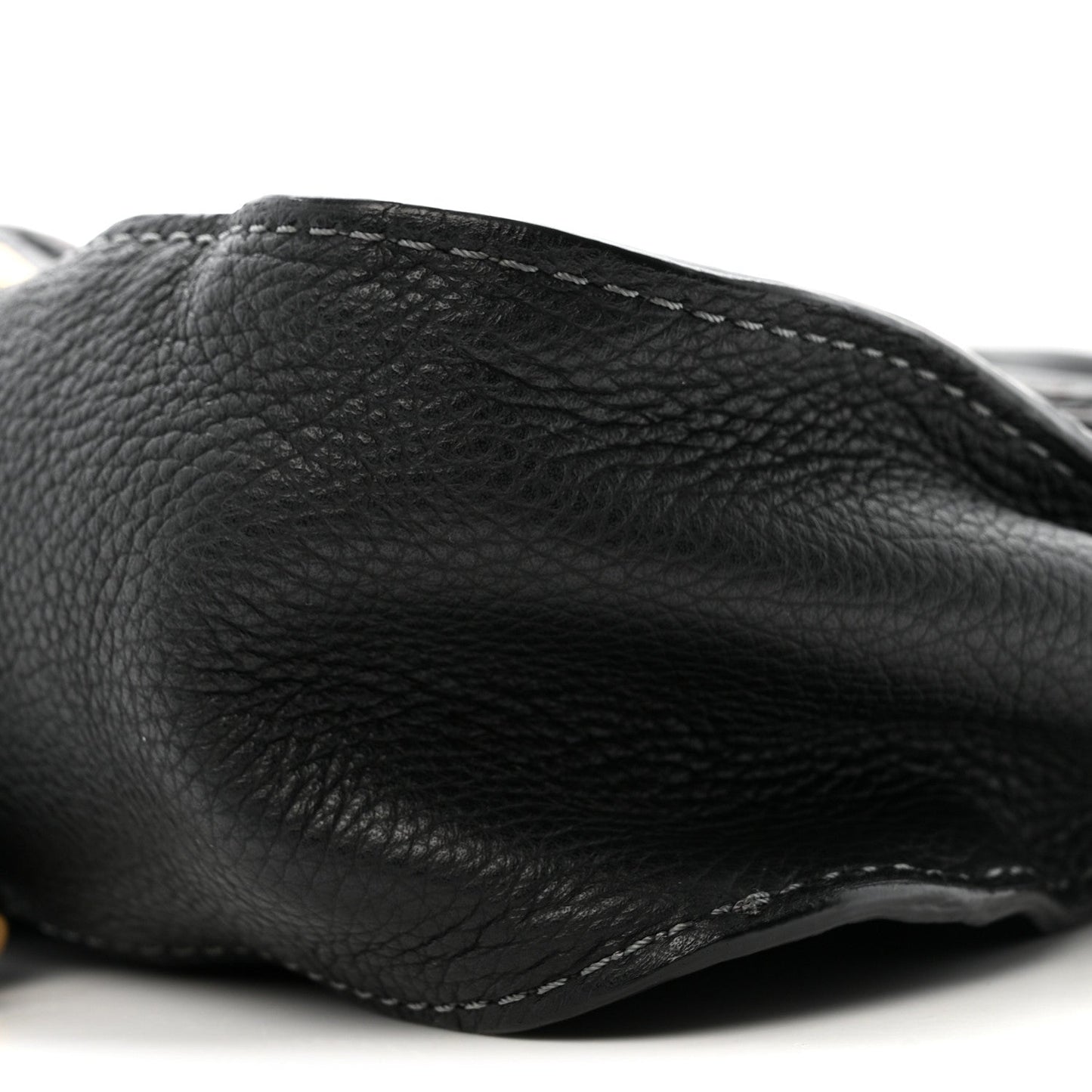 Calfskin Medium Marcie Satchel Black