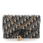 Oblique Saddle Chain Pouch Blue