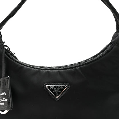Tessuto Nylon Mini Re-Edition 2000 Bag Black