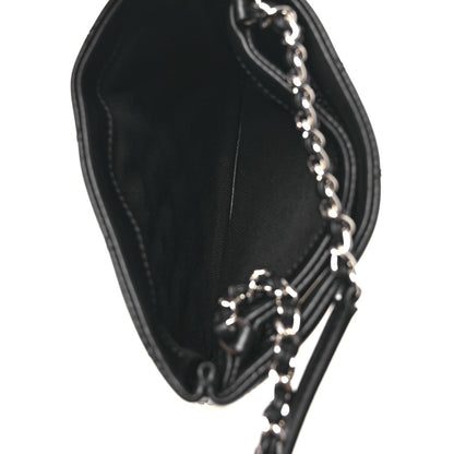 Lambskin Quilted Uniform Crossbody Bag Black