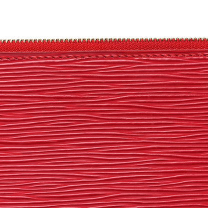 Epi Pochette Accessories 24 Castillan Red