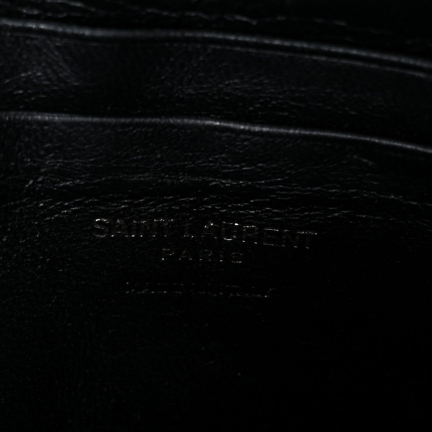 Calfskin Matelasse Monochrome Monogram Mini Lou Camera Bag Black