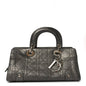Metallic Calfskin Cannage Stitched Small East West Lady Dior Bronze