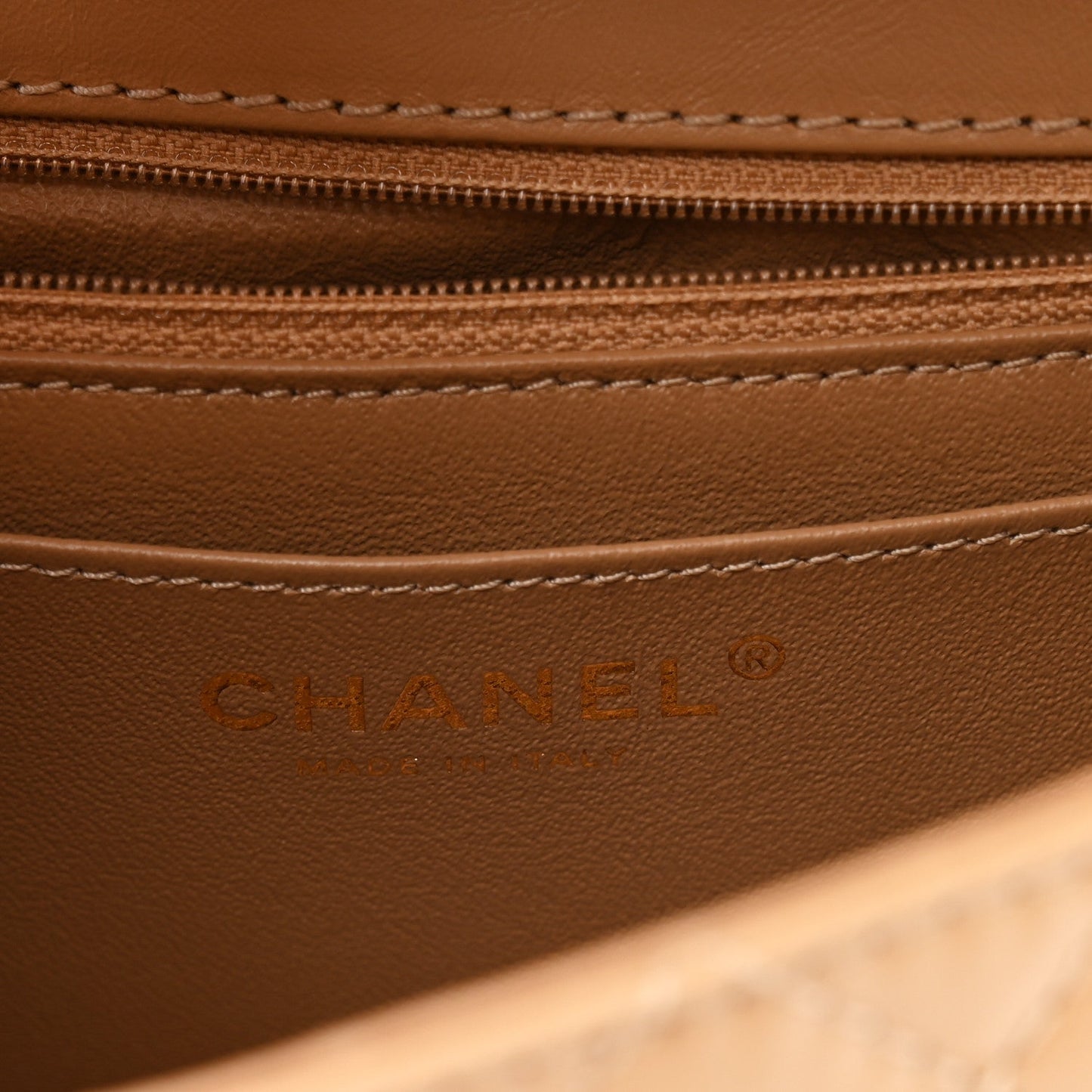 Aged Calfskin Quilted 2.55 Reissue Mini Flap Beige