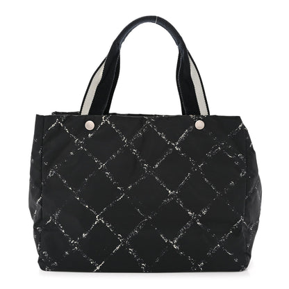 Nylon Travel Toiletry Tote Black