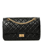 Aged Calfskin Quilted 2.55 Reissue 225 Flap Black