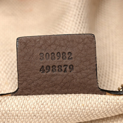 Vitello Range Medium Soho Chain Shoulder Bag Grey Field