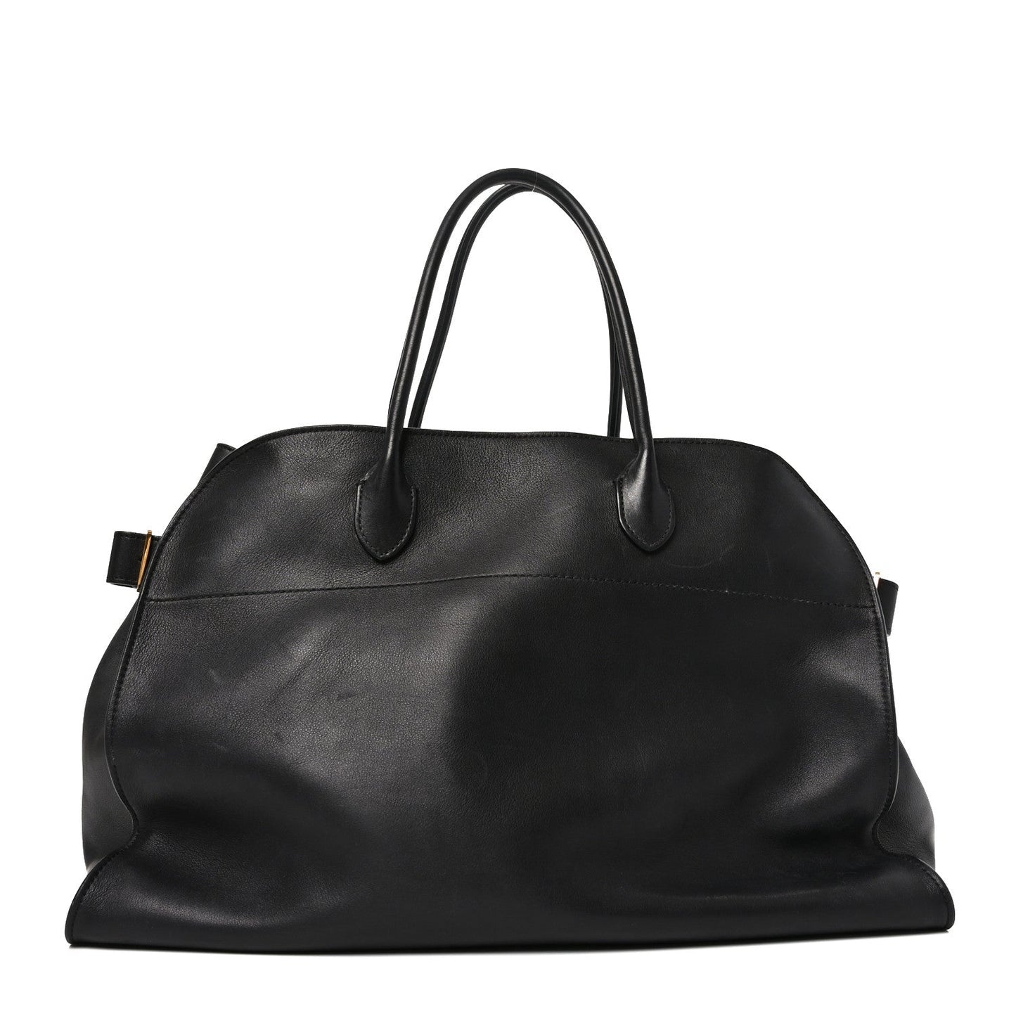 Polished Saddle Calfskin Soft Margaux 17 Black