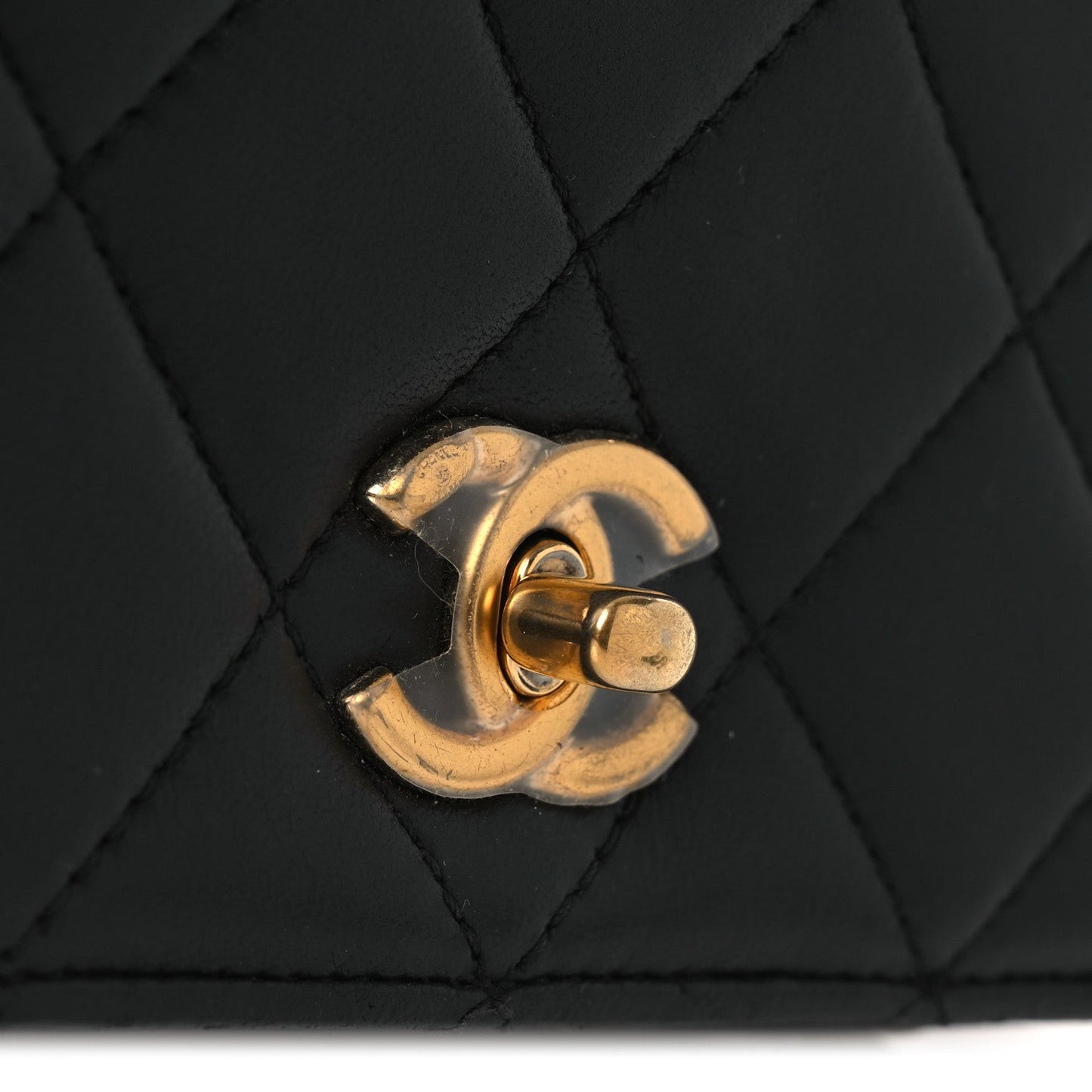 Lambskin Mini Carry Chic Flap Black