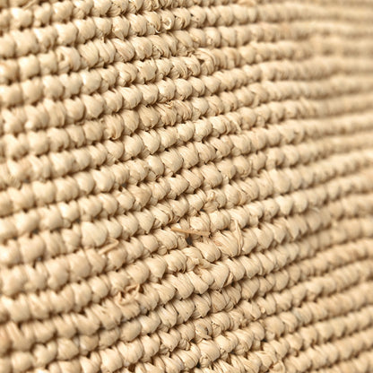 Raffia Mini Slit Tote Bag Natural Tan