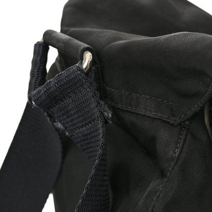 Nylon Vela Mini Cinch Backpack Black
