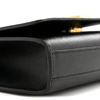 Grain De Poudre Small Classic Monogram Kate Satchel Black