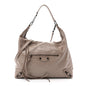 Arena Lambskin Classic Hardware Medium Le City Hobo Bag Sesame