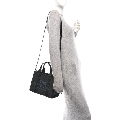Grained Calfskin Small The Tote Bag Black