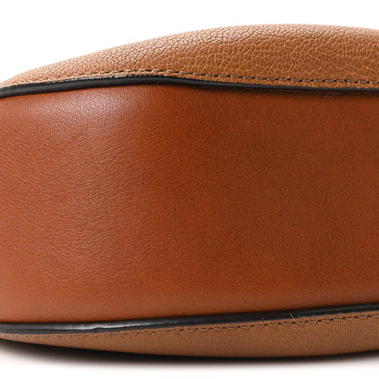 Grained Lambskin Mini Drew Shoulder Bag Caramel