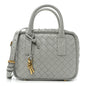 Lambskin Intrecciato Small Getaway Agate Grey