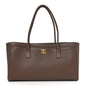 Calfskin Archetype Small Shopping Tote Brown