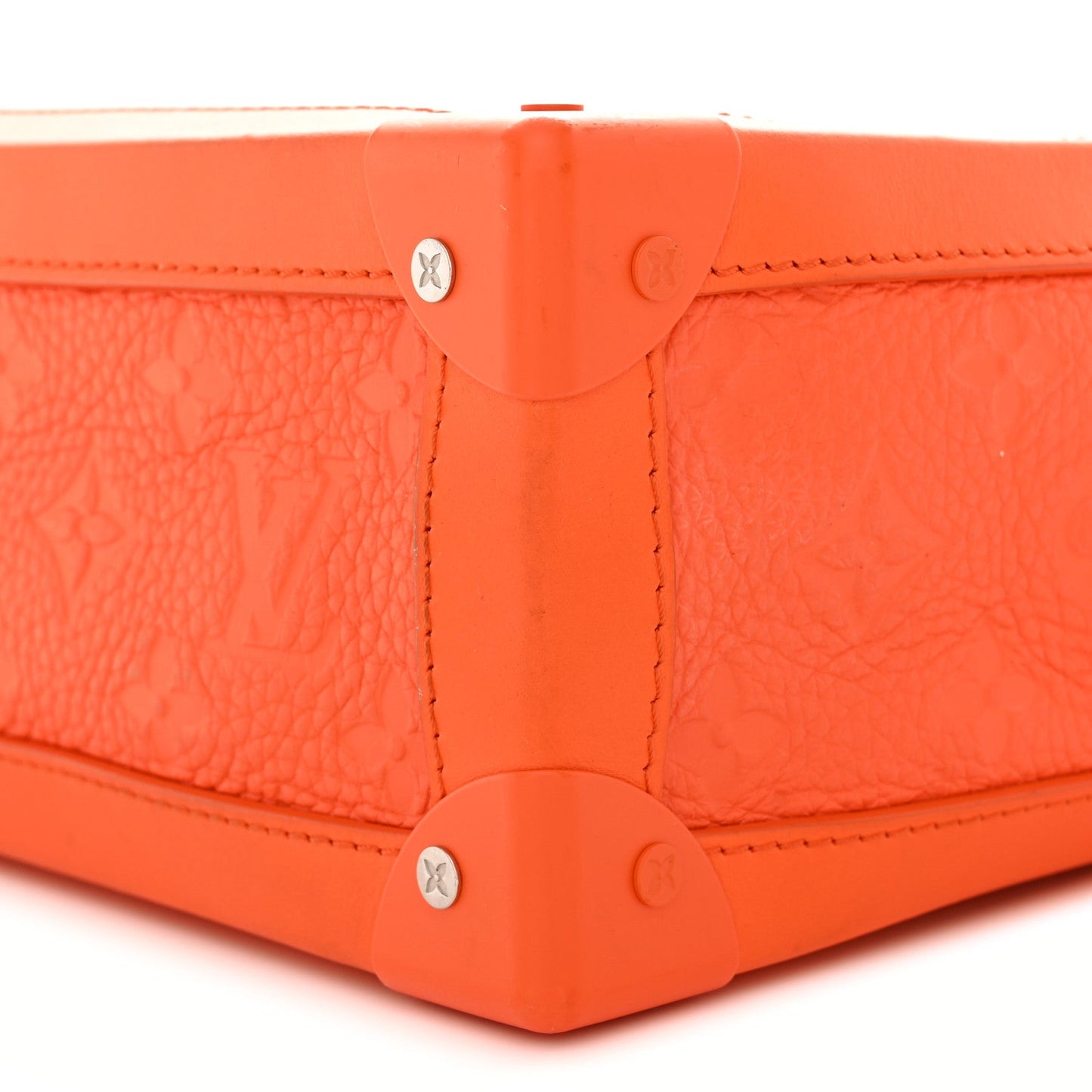 Taurillon Monogram Solar Ray Soft Trunk Orange
