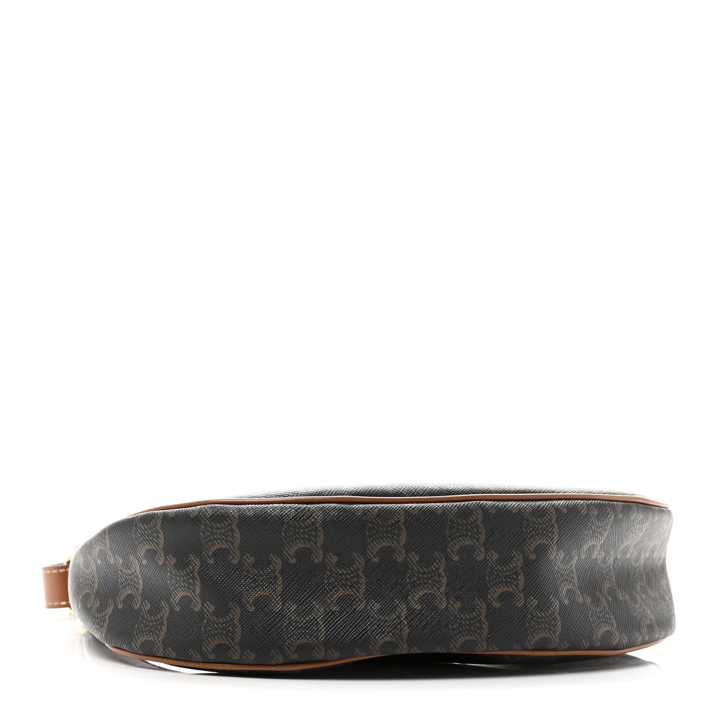 Triomphe Canvas Calfskin Ava Shoulder Bag Tan