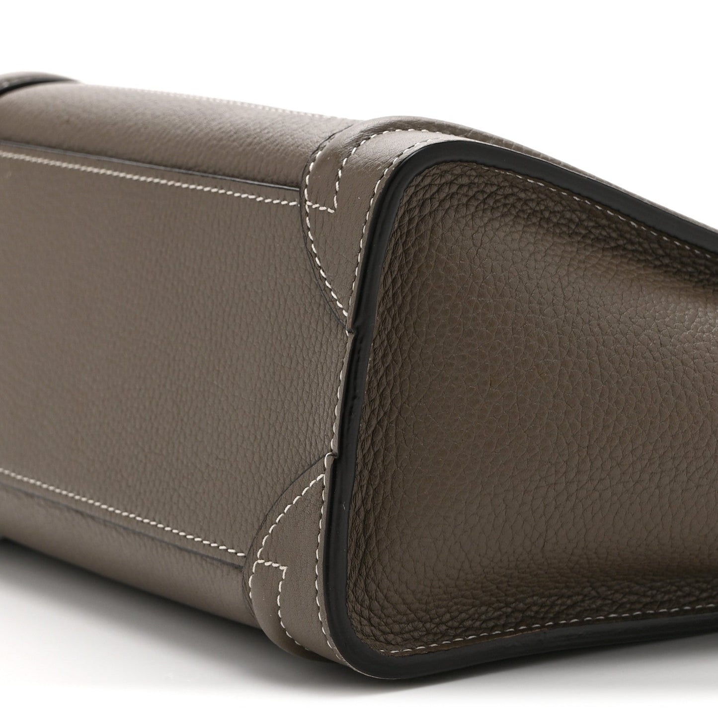 Drummed Calfskin Nano Luggage Souris