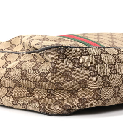Monogram Web Carry On Tote Dark Brown
