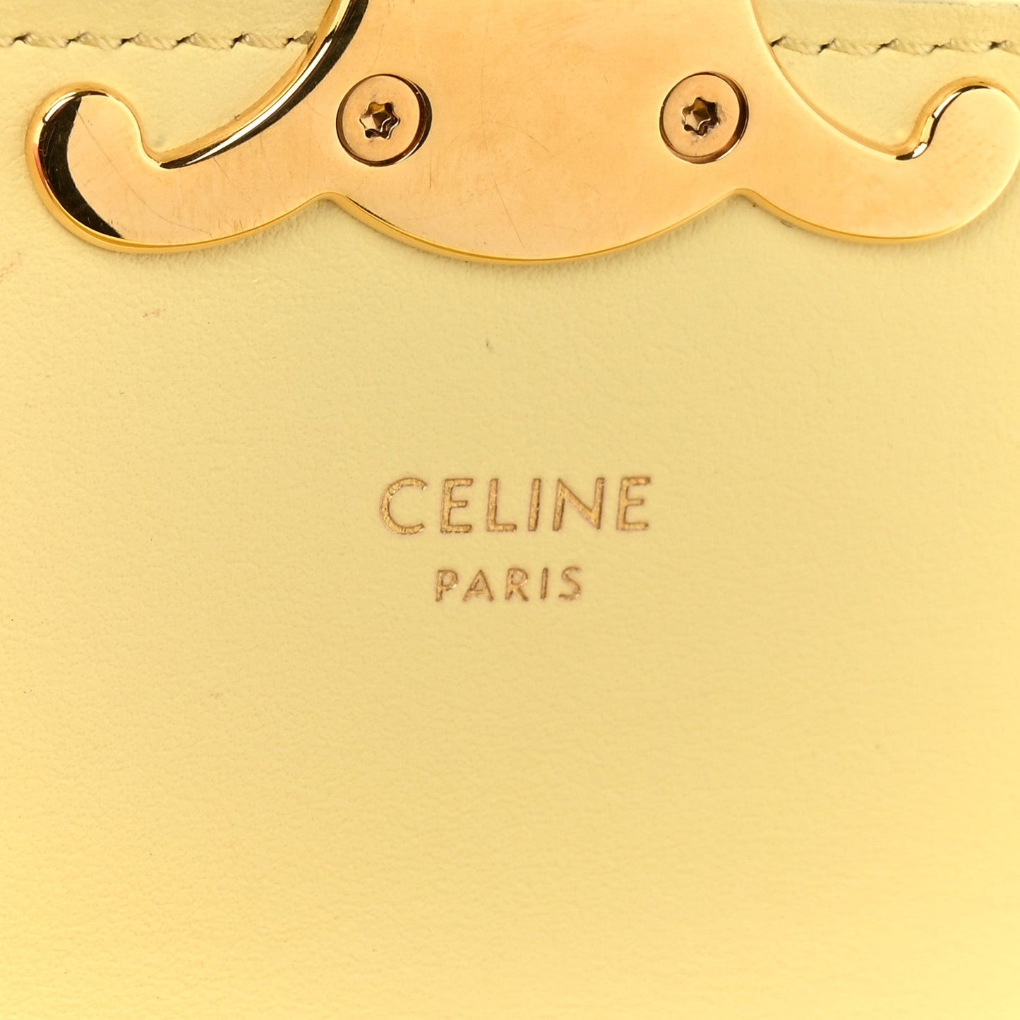 Shiny Calfskin Mini Triomphe Pollen